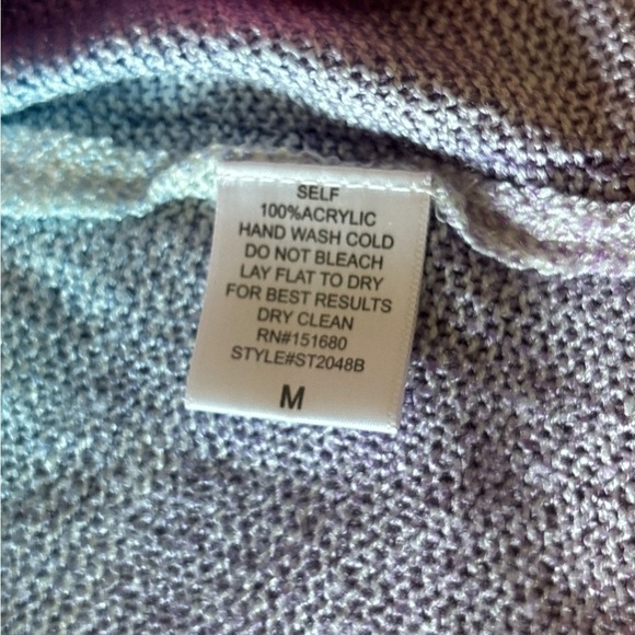 Storia Purple and Pink Sleeveless Tank Top - Picture 6 of 7